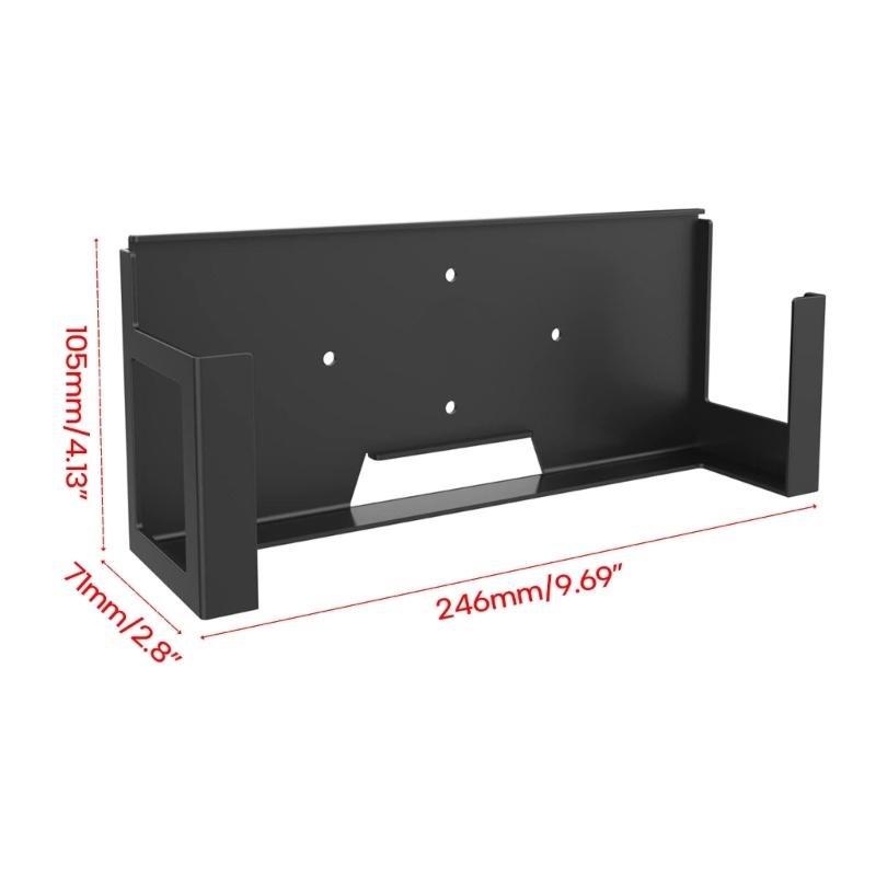 Supporto da parete durevole per console XB One X, portaoggetti, supporto, accessori, organizer per console, rack, supporto, base