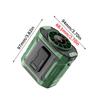Portable Handsfree Waist Clip Fan With Rechargeable Battery And Builts In LED Light For Outdoor Activity