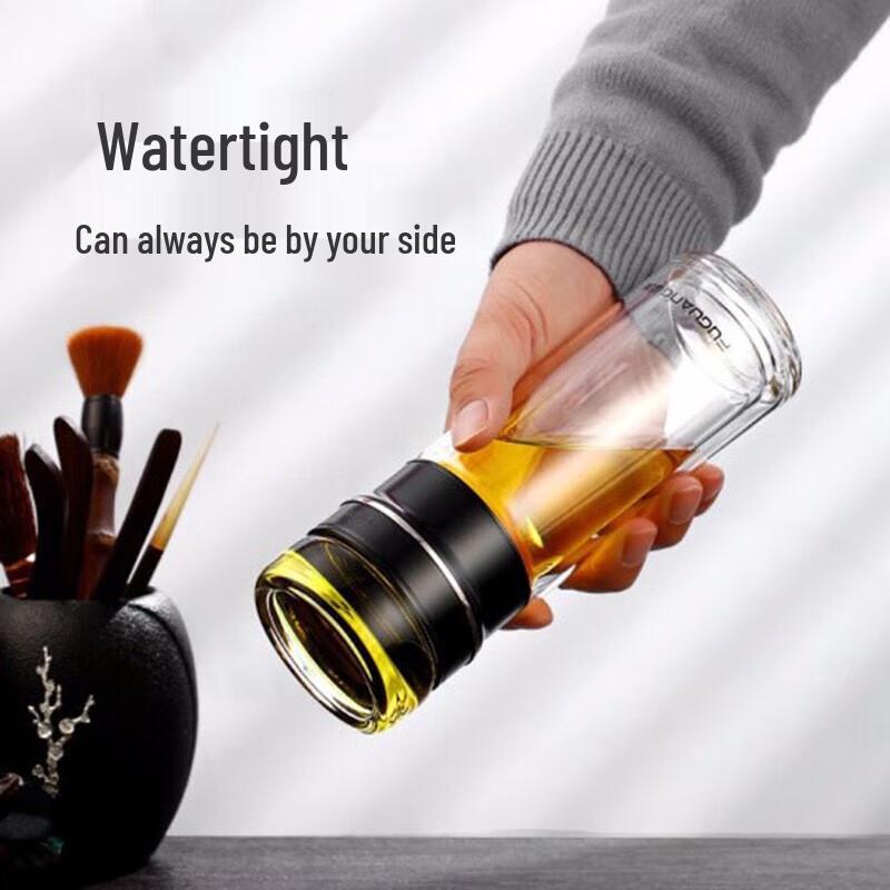 Fuguang Tea Master Double-Wall Glass Tea Infuser