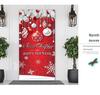 Christmas Door Tapestry: Hanging Cloth Decoration for Festivals & Parties