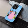 Cartoon B-Barbapapa Phone Case Tempered Glass For IPhone 16 13 14 12 15 11 Pro Max Plus Mini X XR SE2020 Coque