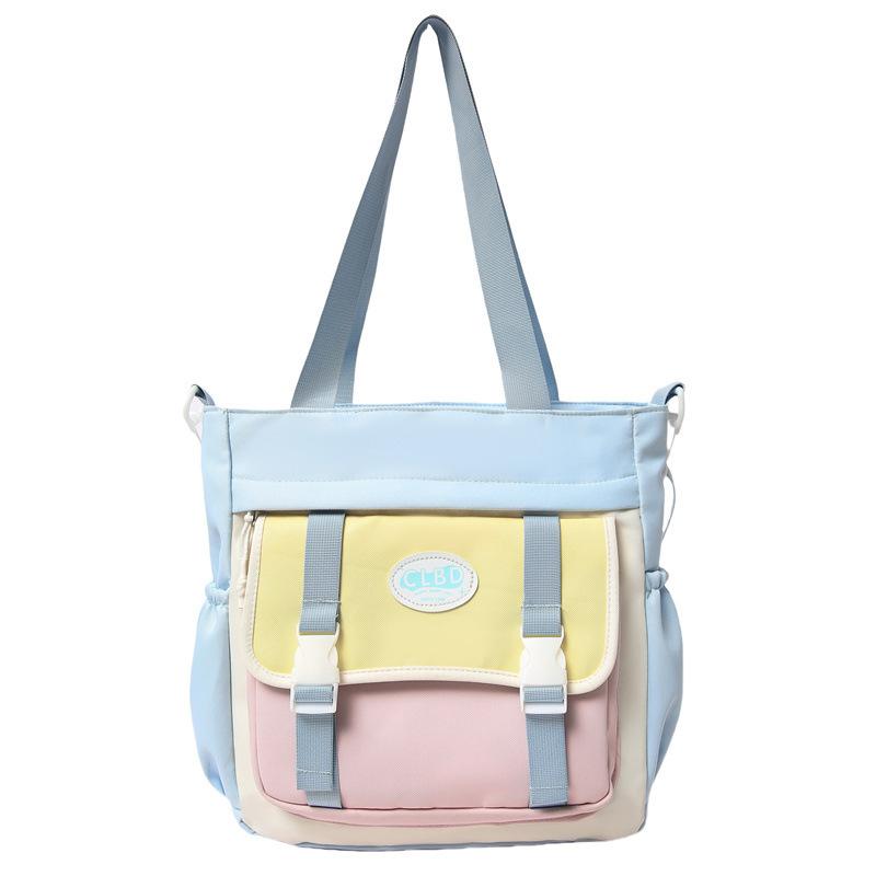 Schoolbag new schoolbag niche design high value three-piece set cute girl backpack large capacity junior high school student backpack
