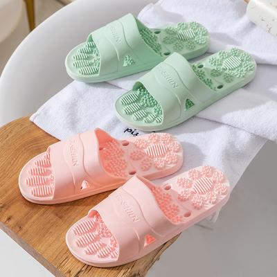 2025 New Summer Home Wear Indoor and Outdoor Wear Wear-resistant Bathroom Cool Slippers Couple Home One-word Export Shoes