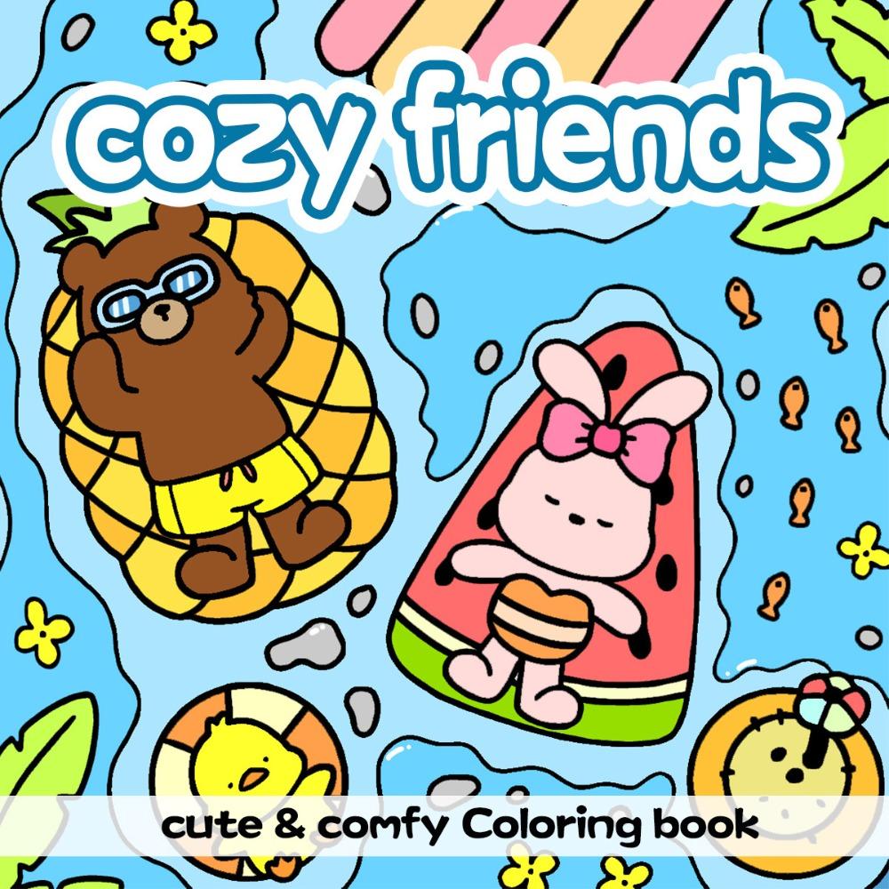 Stressabbau Malbuch Cartoon Kritzeleien Buch Montessori Malspielzeug für Erwachsene und Jugendliche