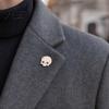 Ghost Enamel Pin Spooky Halloween Brooch Pin, Pumpkin Skull Haunted House Decorative Accessory for Sweaters Coats Bags Hats Scratch-resistant