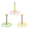 Durability ABS Plastic Bird Training Stand With Spinnings Windmill For Small Parrots Exercise And Play
