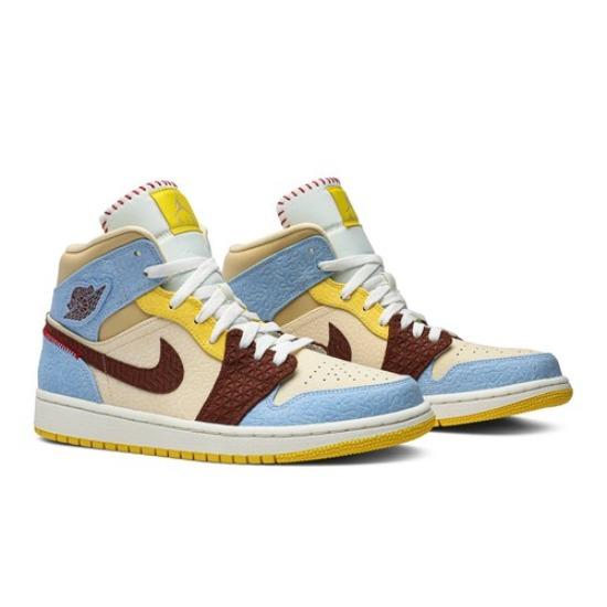 Air Jordan Maison Chateau Rouge x Air Jordan 1 Mid SE 'Fearless' CU2803-200