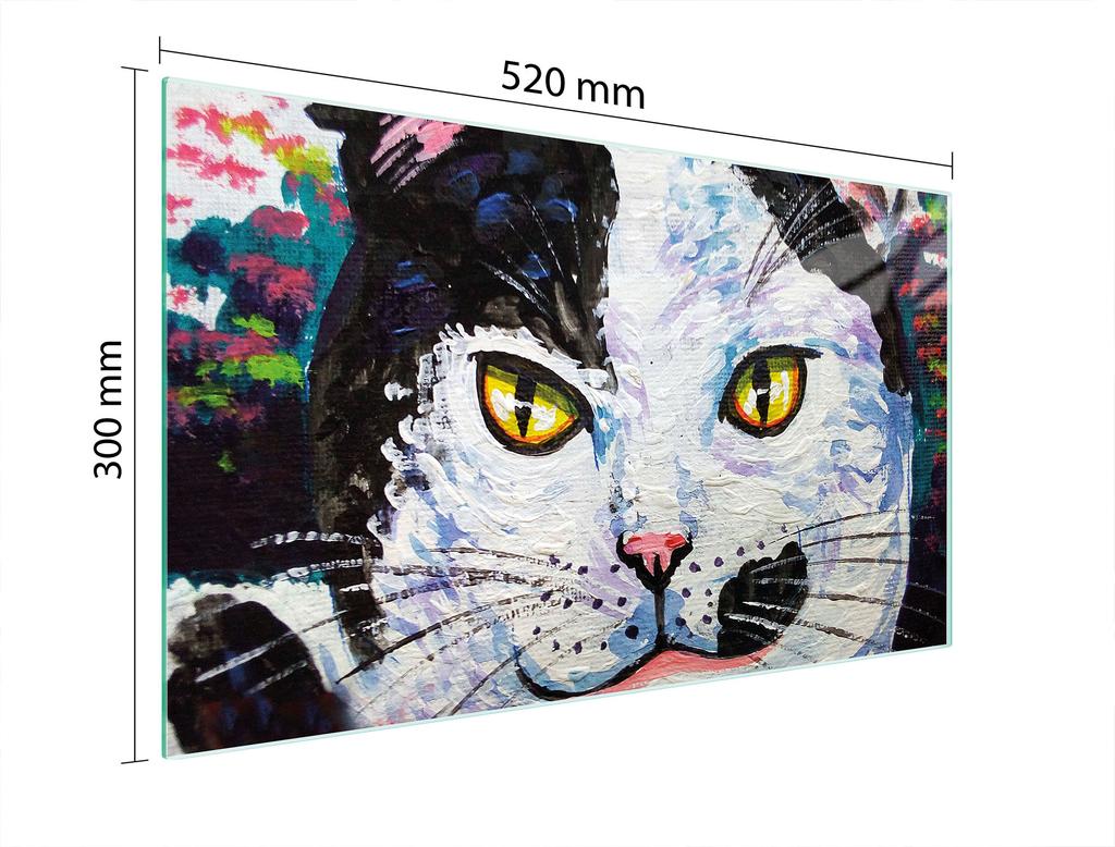 SZKLANA DESKA DO KROJENIA 52x30 KOT