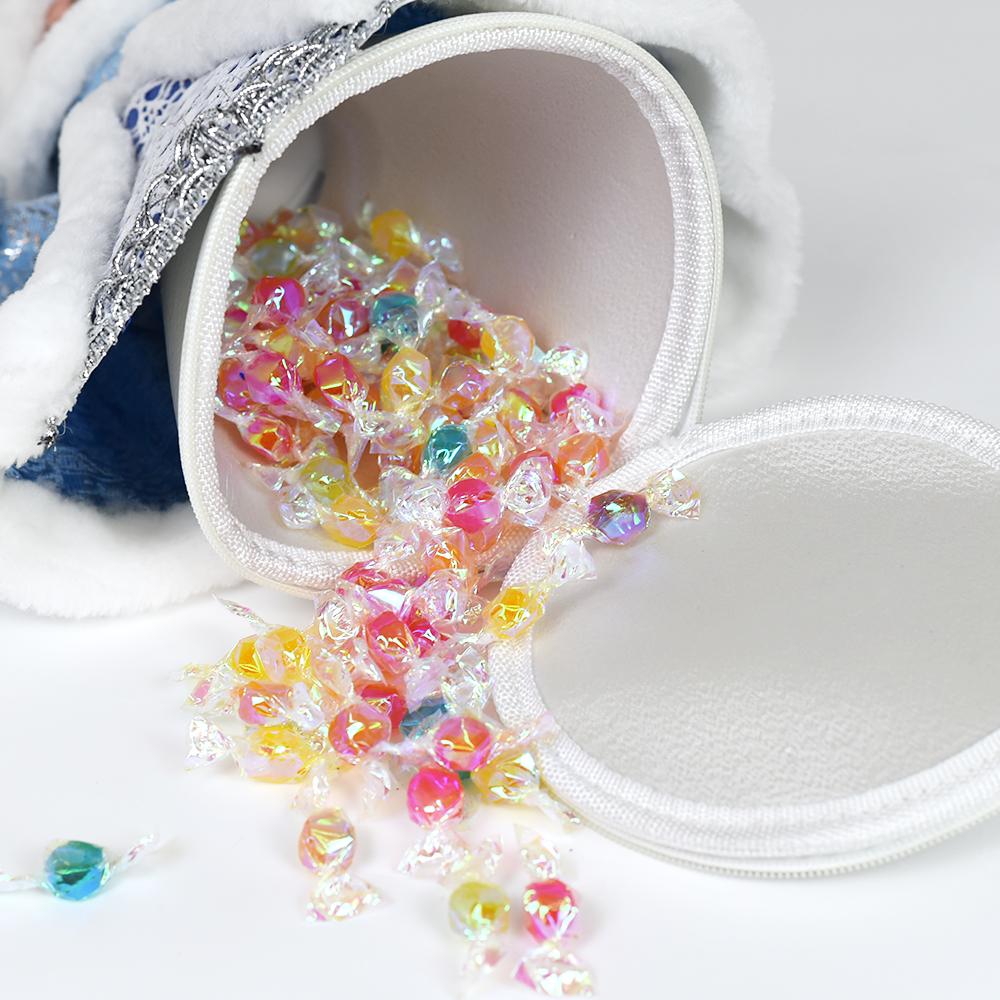 Santa Claus Snow Maiden Candy Kyblík s taškou na ukládání hudby Plyšová panenka Vánoční dekorace Dárky Nový rok Ozdoby Dekor