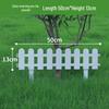 White PVC Fence: Indoor/Outdoor Garden Barrier and Decorative Guardrail