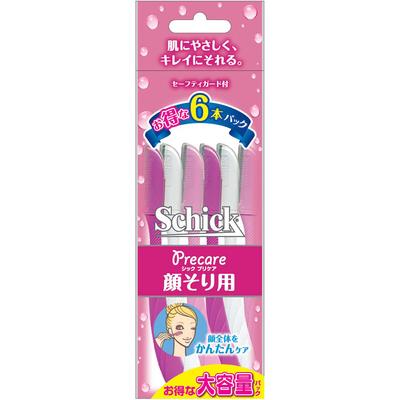 Sic Japan Precare L Disposal for Sensitive Skin Face 6-pack Disposable for Women Women's Razors Disposable for Women
