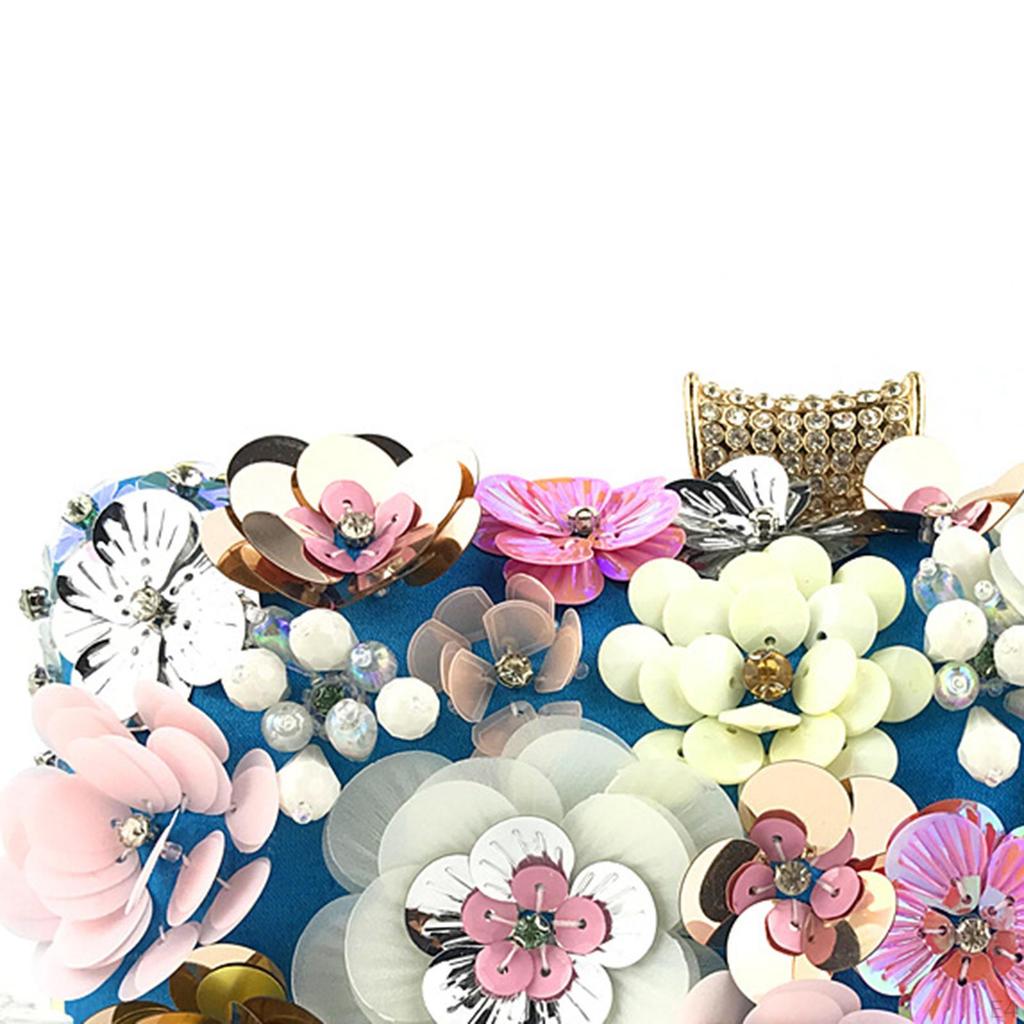 Fashion Floral Clutch for Women Bridal Bags Durable Exquisite Female Shoulder Bag
