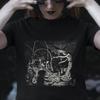 Witchcraft Graphic Print T-shirt, Occult Tee, La Sorcere, Conjuring, Witch Print