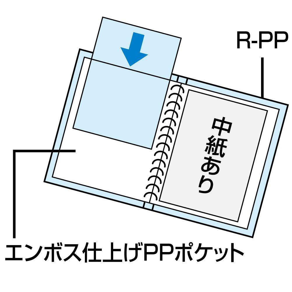 KOKUYO File Clear File Replacement Paper Type B4 12 Sheets Gray Ra-724DM
