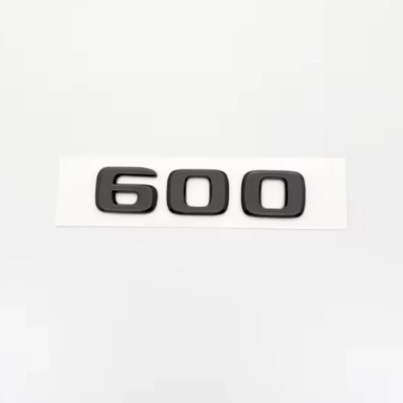 Glossy Black 50S4M 38S4M 40S 60S B550 850S ABS Emblem for Mercedes Benz Brabus S W221 W222 W223 Car Trunk Badge Logo Sticker AV1