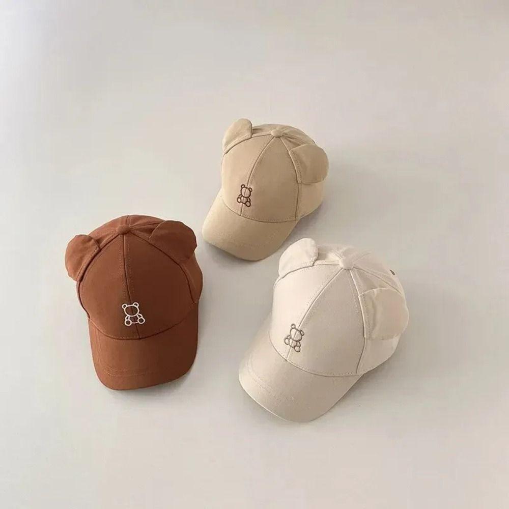 Cute Toddler Peaked Cap Adjustable Children Sports Hats Sunshade Caps Baby Baseball Hat  Travel