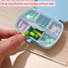 Mushroom 5D DIY Diamond Painting Dot Pill Case Diamond Art Pill Storage Box 6 Grid Moisture-proof Pill Organizer for Beginners