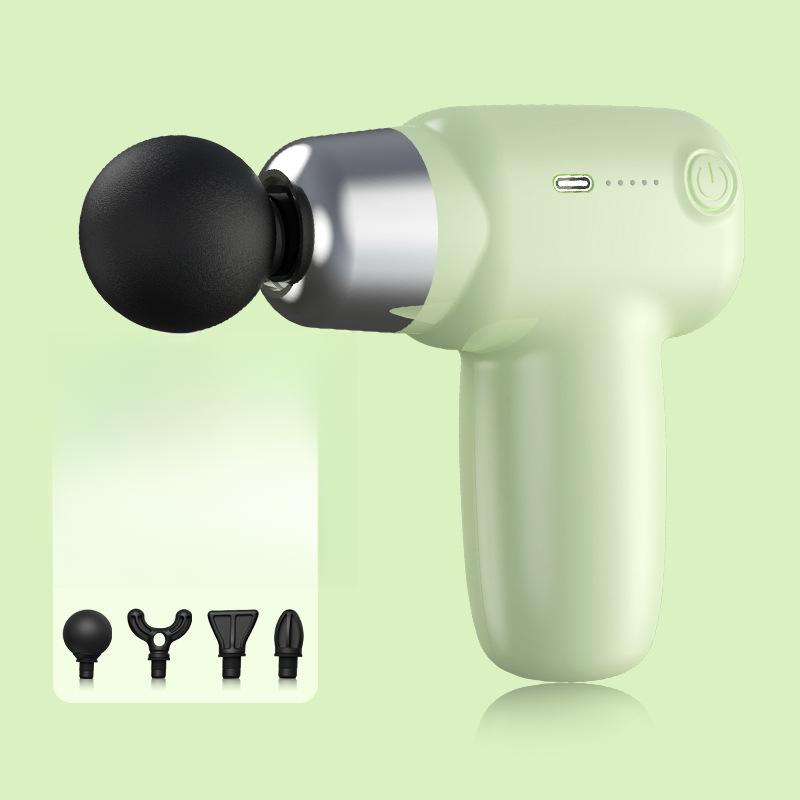 Svalová relaxace USB Mini masážní pistole Fasciální metr Svalová relaxace Vibrační pistole Tyč Masáž Fitness vybavení
