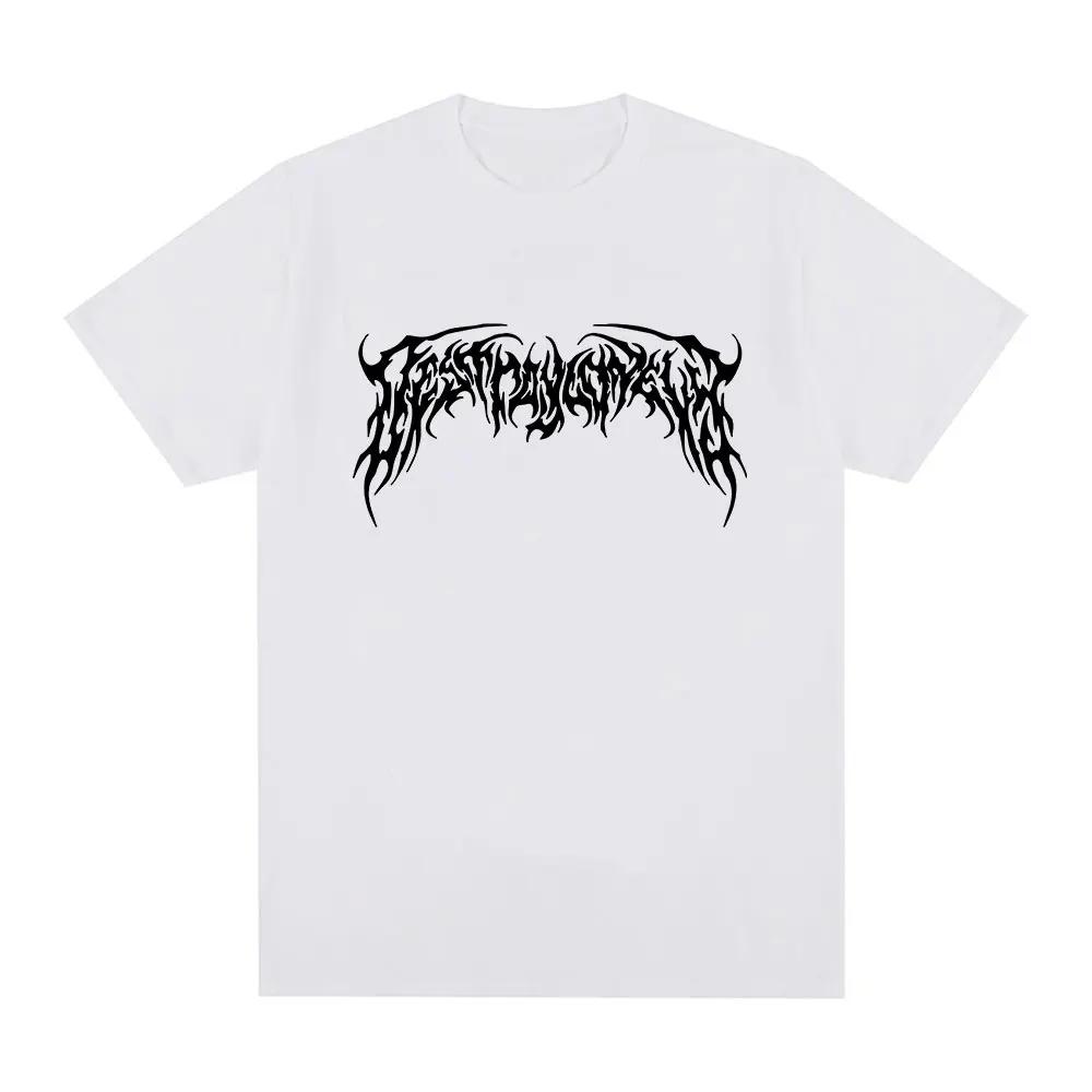 Rapper Destroy Lonely Logo T-shirt Fashion Hip Hop Oversized T Shirts Casual Cotton Short Sleeve T-shirts Gothic Streetwear Unisex