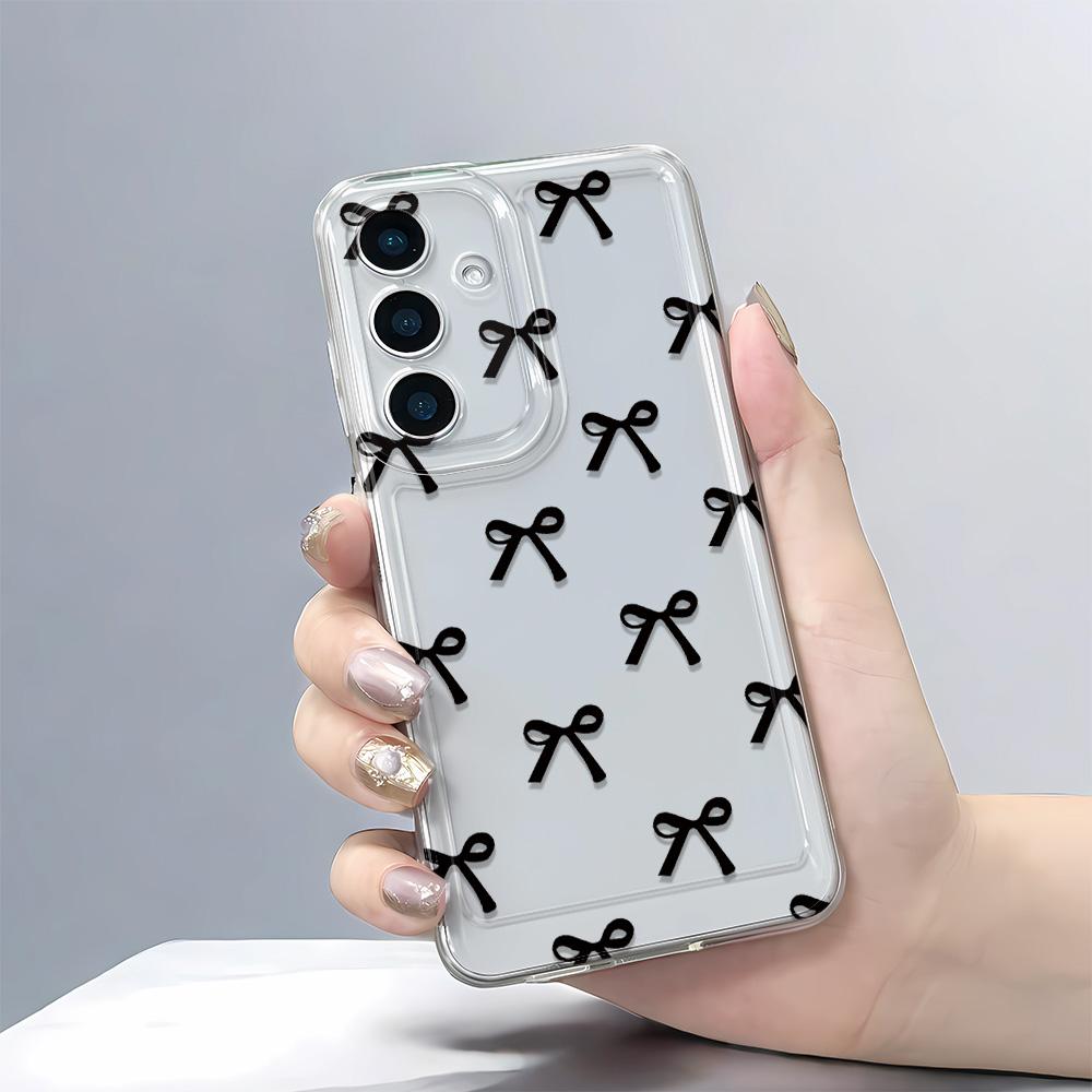 

Чехол для телефона Медведь с галстуком-бабочкой Для Samsung S20 S21 FE S22 S21 S20 S20 S10 Note 10 20 S23 S24 S25 Plus Ultra Прозрачный Мягкий Чехол Funda Samsung S22 Plus