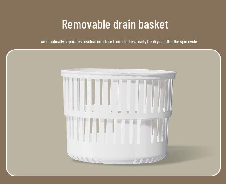 Compact Folding Washer-Dryer for Baby Clothes and Socks