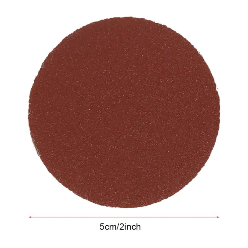 100Pcs 1inch/25mm Sanding Discs Pad Sander Disk Kits Abrasive Polish Pad Plate Sandpapers Assortments for Rotary Tool