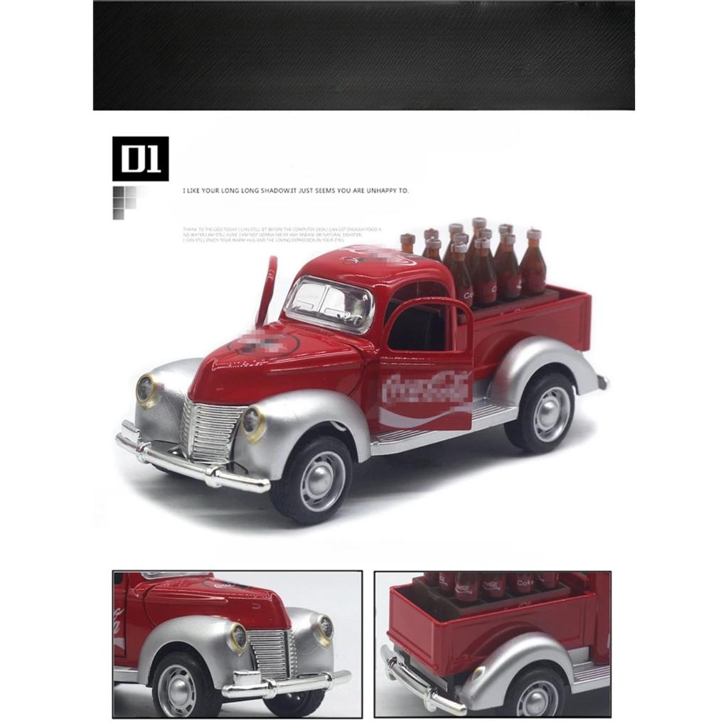 1/32 Ford Pickup Classical Vintage Car Simulation Model Sound and Light Children's Toys Collection Ornaments Gifts