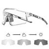 Pochromic Cycling Glasses Men Bicycle Glasses Cycling Sports Cycling Sunglasses Bike Eyewear Outdoor MTB Eyepieces
