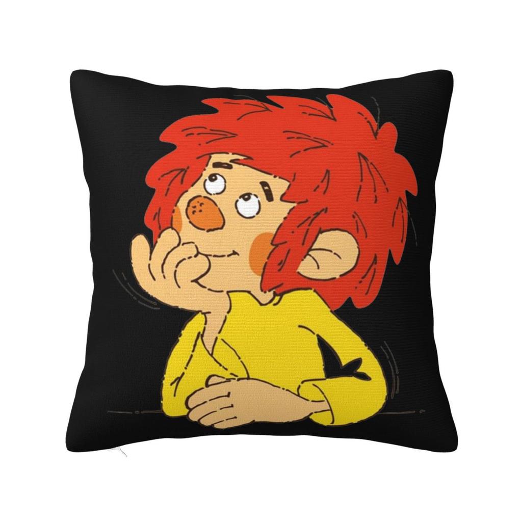 Pumuckl Blume  Figur  Square Pillowcase Cushion Cover Comfort Pillow Case Throw Pillow Cover for Home Sofa Living Room