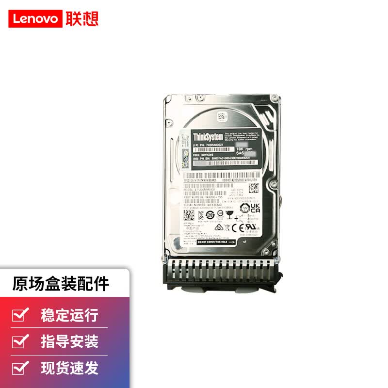 Lenovo ThinkSystem 2.5-inch SAS Hot-Swap Server Hard Drive (CN version)