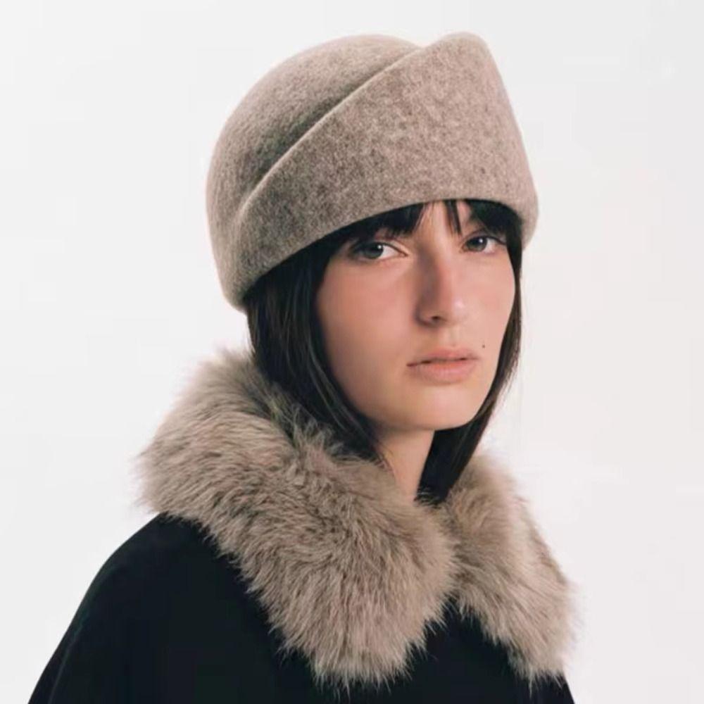 Elegant Beret Hat Fedoras Fedora Hat Vintage Pillbox Hat  Women