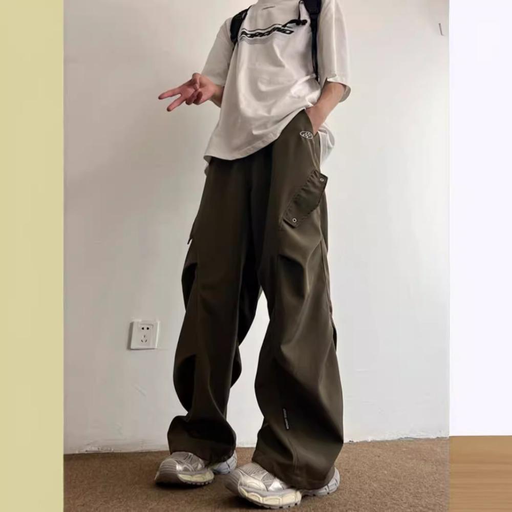 American Style High Street Workman Hose für Herren Sommer 2025 Neu Trendy Weites Bein Lockerer Schnitt Vintage Gerades Bein Freizeithose