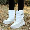 Non Slip Waterproof Snow Boots Women's Thickened Cotton Shoes Winter Padded Snow Boots Men