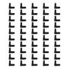 5/16x3/4Inch L Type Window Screen Frame Corner Connector Plastic Screen Corner Brackets For Home Renovation Enduring