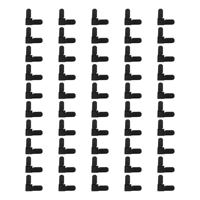 5/16x3/4Inch L Type Window Screen Frame Corner Connector Plastic Screen Corner Brackets For Home Renovation Enduring