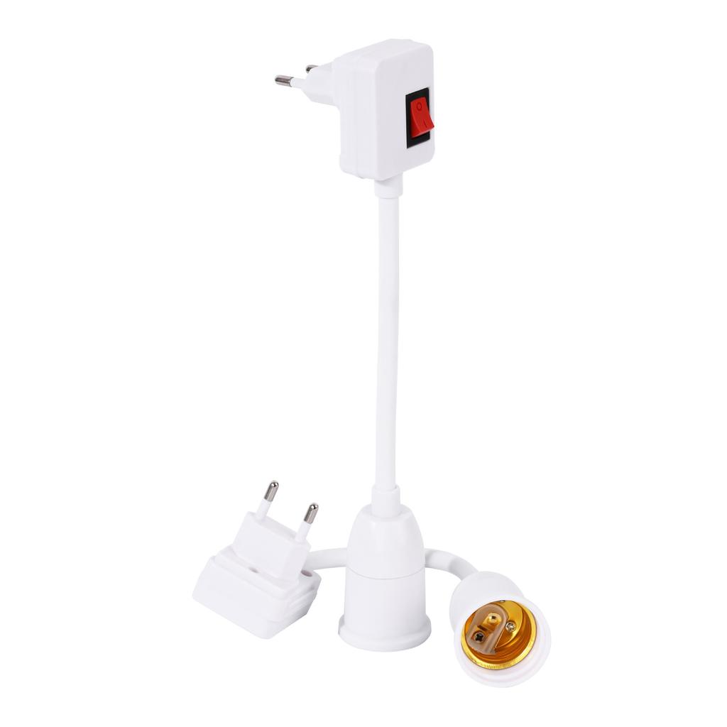 Universal Rubber Hose Lamp Holder Silicone Tube with Switch LED Hose E27 Conversion Screw Lamp Holder Magic Ball Soft Rod