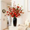 Large Artificial Pomegranate Branches with Realistic Red Fruit & Blossoms - Fake Fruit Tree for Christmas, Wedding, Banquet