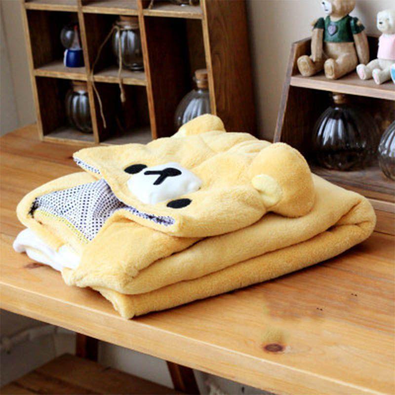 Adorable Coral Fleece Cartoon Character Blanket Perfect For Warmth And Snuggles