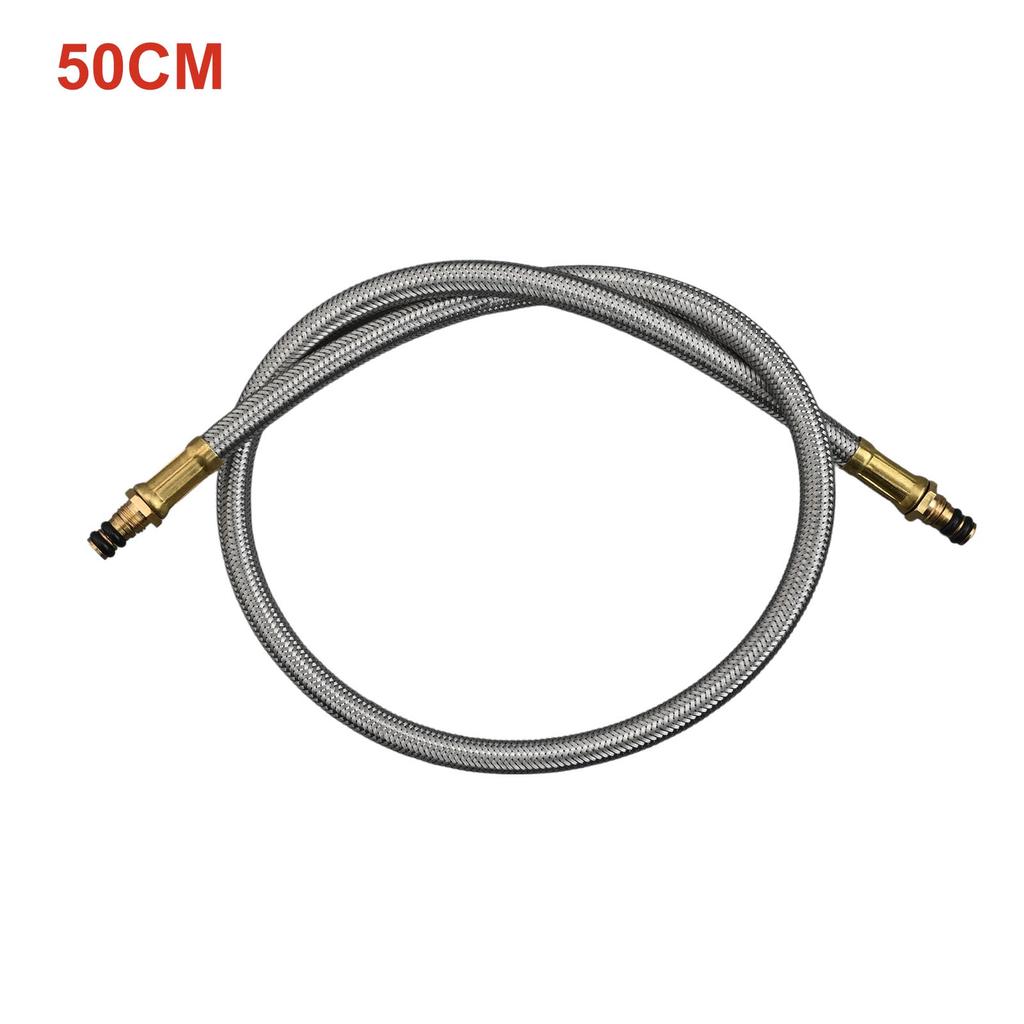 Leichter Edelstahl-Gasschlauch 35cm 50cm Campingkocher Zubehör