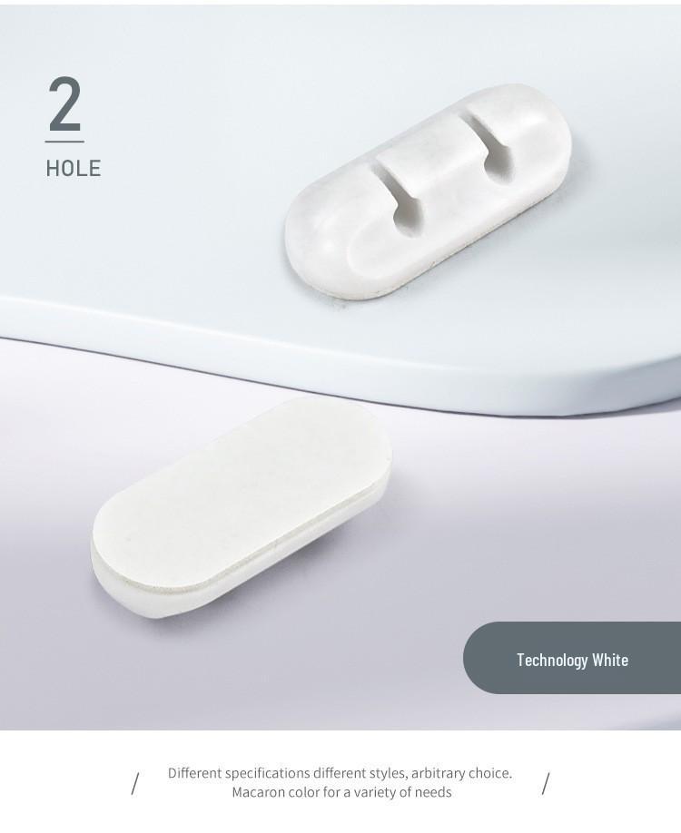Self-Adhesive Desktop Cable Organizer and Protector for Charging, Mouse, and Earphone Wires