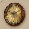 Large Solid Wood Retro Wall Clock Living Room American European Silent Bedroom Creative Watch Home Relogio De Parede Gift FZ635