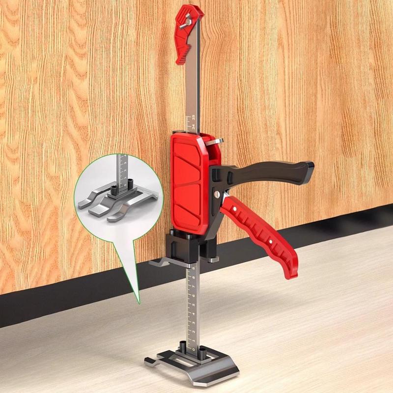 Lever Arm Lifter Drywall Lift Heavy Duty Labor Saving Furniture Jack Height Adjust Cabinet Jack Woodworking Tools for Cabinets