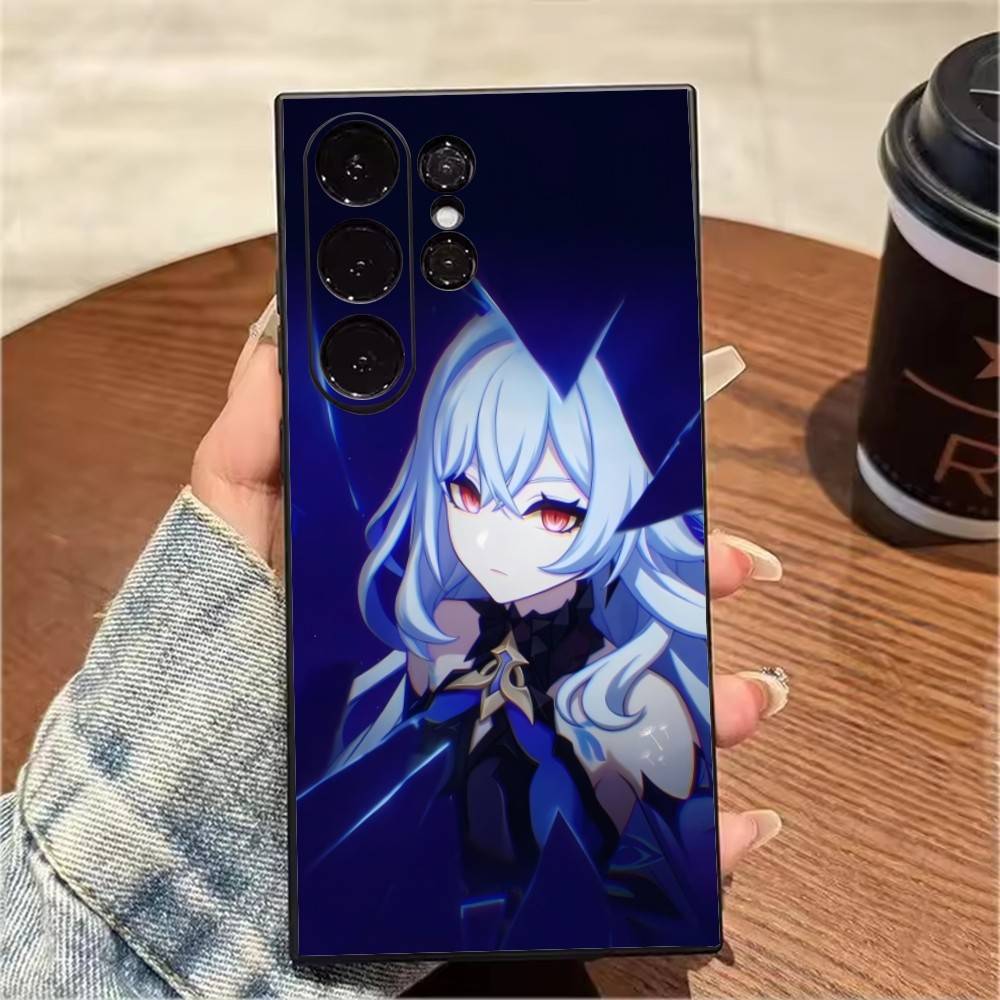 G-Genshin S-Skirk-k Phone Case For Samsung S25,S24,S21,S22,S23,S20,Ultra,S26,Plus,Fe,Note,5G Black Cover Samsung S225G