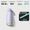 New 16-Rib Windproof UV Protection Folding Umbrella - Large Dual-Use for Sun & Rain