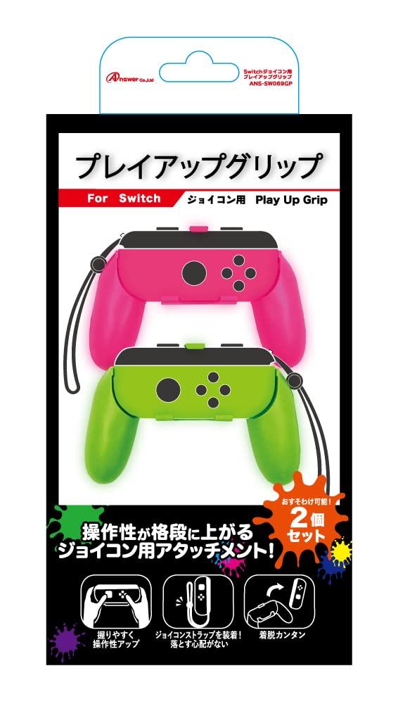 

Playup Grip для Switch Joy-Con (Зеленый и Розовый)