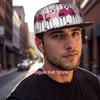 Mot Flamant Rose, Et Casquette de Baseball Plate Unisexe, Snapback Streetwear Hip Hop Casquette de Camionneur Adaptée au Skateboard, à la Danse