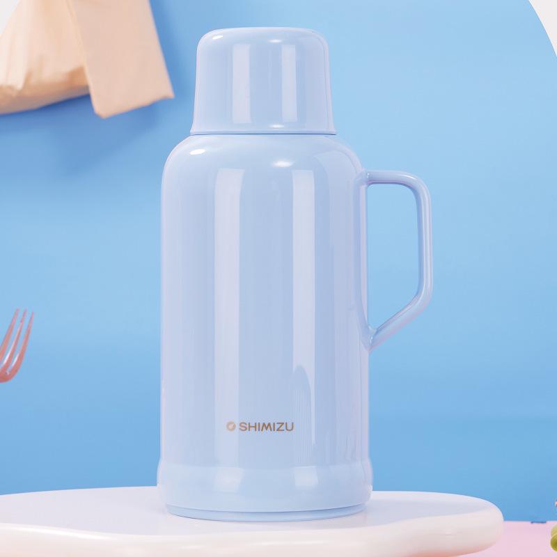 

Qingshui Mini Office Thermos Flask - Small Capacity Desktop Hot Water Bottle for Home and Student Dormitory Use 1600ML небесно-голубой