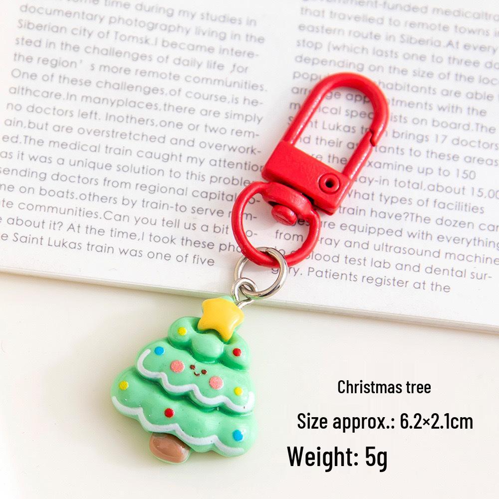 Cute Santa Claus Keychain Ornament – Perfect Christmas Gift for Friends and Backpacks