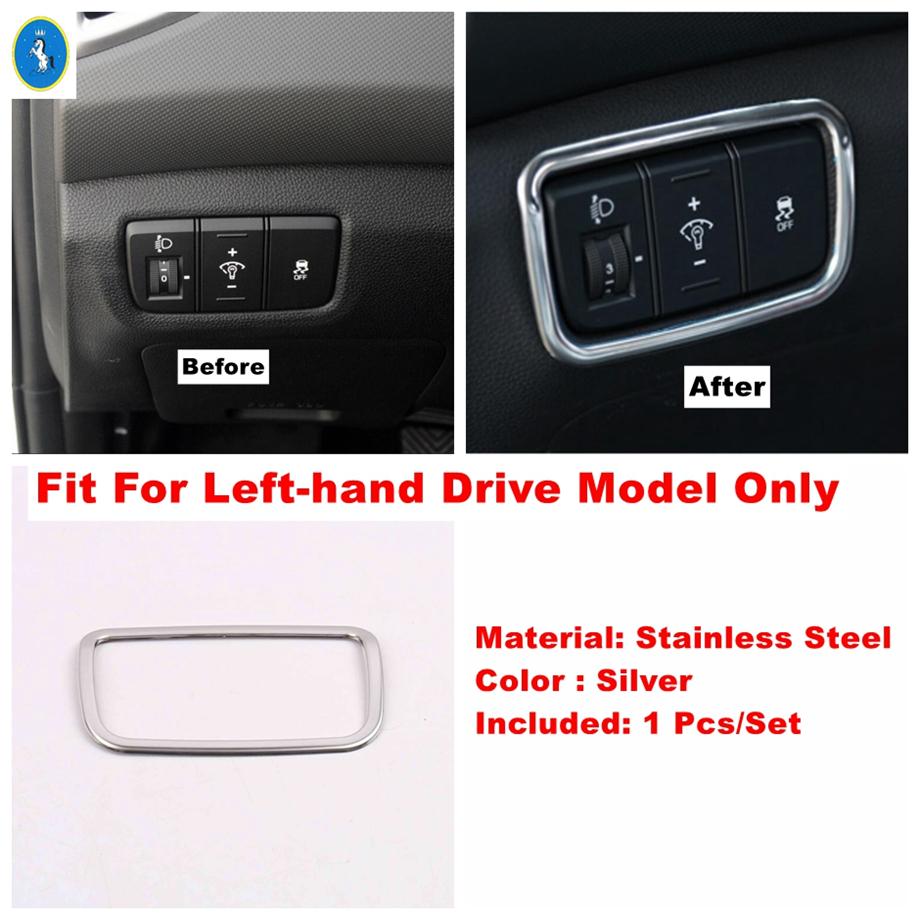 Аксессуары Декоративная накладка на панель приборов, воздуховод кондиционера, переключатель фар, подстаканник Для Hyundai Creta IX25 2016 - 2018 Model A - LHD