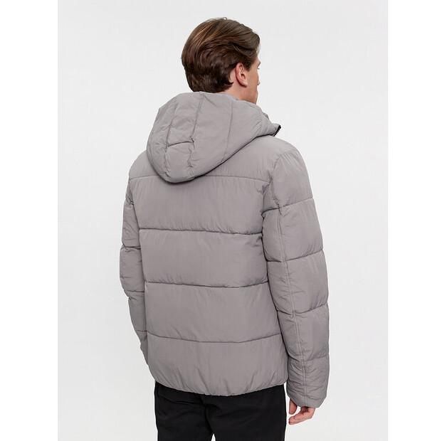 Winter Jacket Calvin Klein Crinkle K10K110336 Grey, Standard Fit